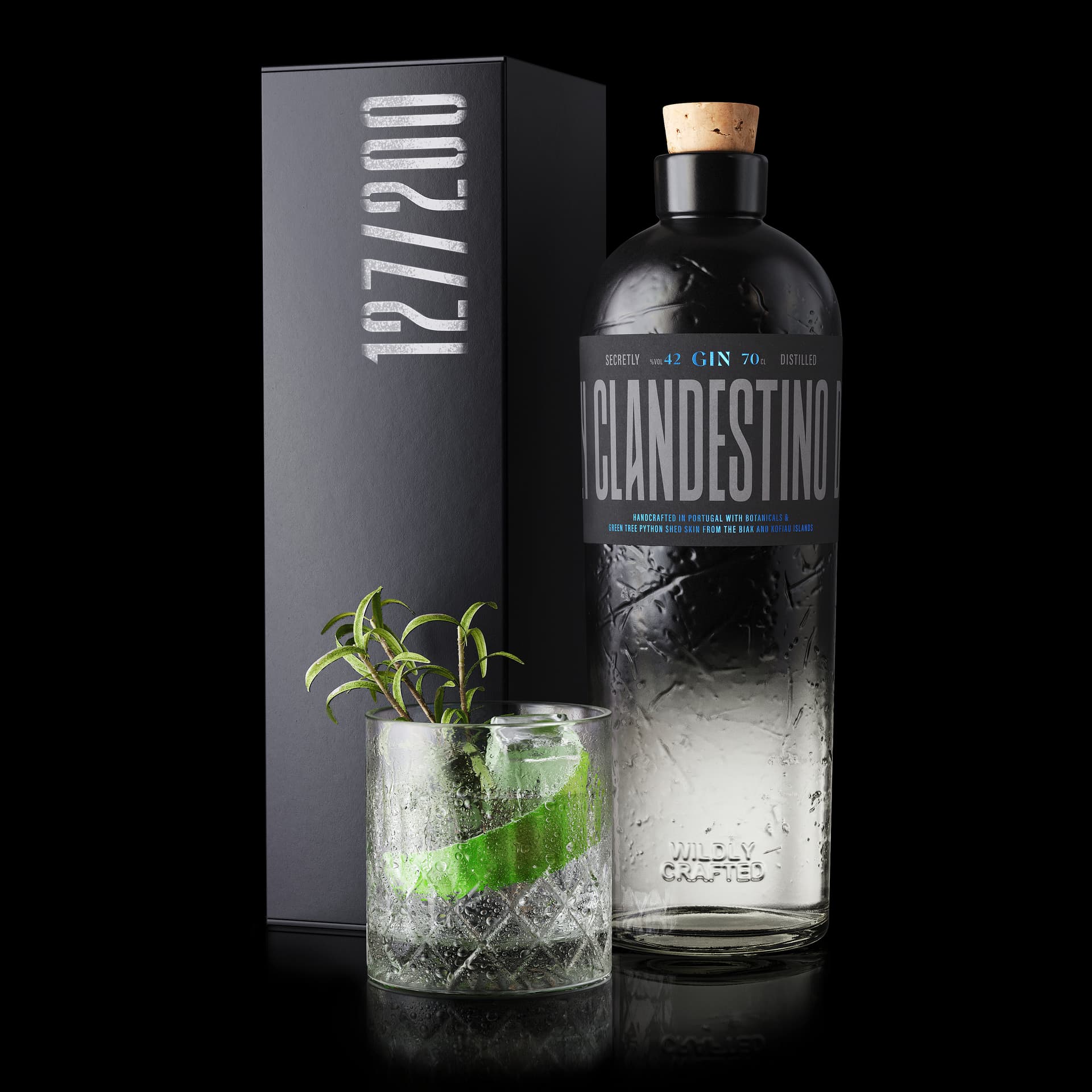 Gin Clandestino - Secretly Distilled Bottle